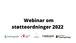 webinar støtteordninger